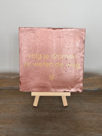 tegeltje 13 x 13 cm