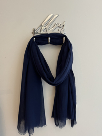 Sjaal donkerblauw