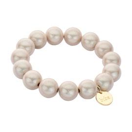 Kralenarmband Beige