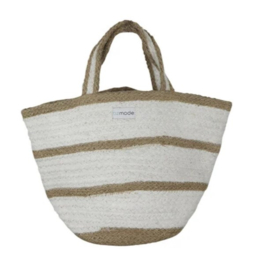 Tas Mini Stripe Wit