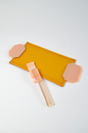 GEMS  - Butter plate + knife