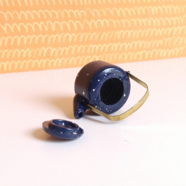 Blue Speckled Teapot