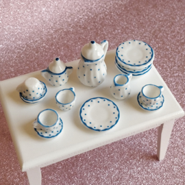 Tea Set - Blue Dot