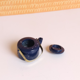 Blue Speckled Teapot