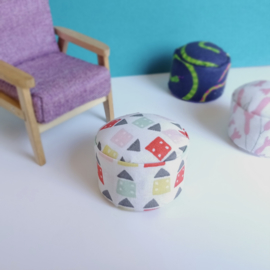 Fabric Pouffe