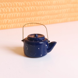 Blue Speckled Teapot