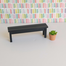 Black Bench Seat