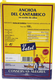 Ansjovis - Anchoa de Cantabrico Aceite de Oliva "00"