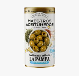 Groene Spaanse olijven La Pampa met Chimichurri 360 g