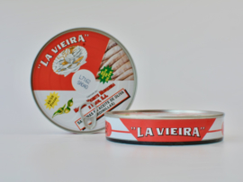 Sardientjes in olijfolie La Vieira (blikje 40/50 stuks 280 gram)