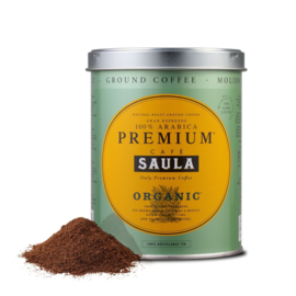 Gemalen Koffie Saula Premium Organic 250 g