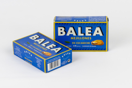 Mosselen in Spaanse saus Balea (blikje 120 gram)