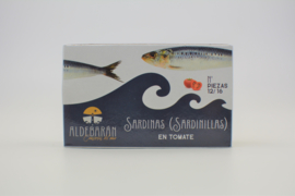 Sardinillas Tomaat Aldebaran 12/16 125 gram
