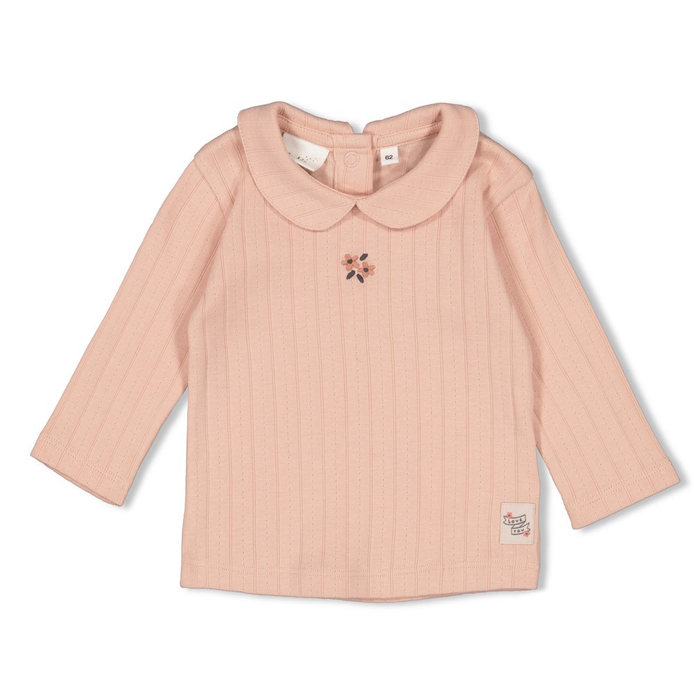 Feetje Longsleeve pointelle rib - Woodland Bloom
