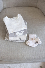 Feetje Wikkelromper rib AOP - Sea Sweeties