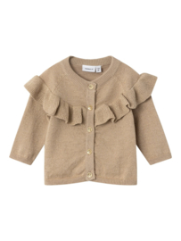 Name it NBFRESINE LS KNIT CARD Oxford Tan