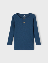 Name it NKMKAB LS SLIM TOP Blauw