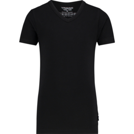 Vingino boys SHORT SLEEVE V NECK zwart