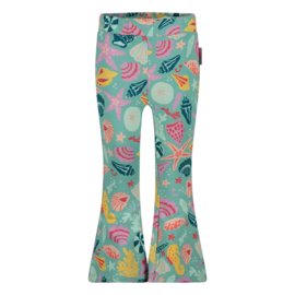 Jubel Flared broek AOP - Lazy Lagoon