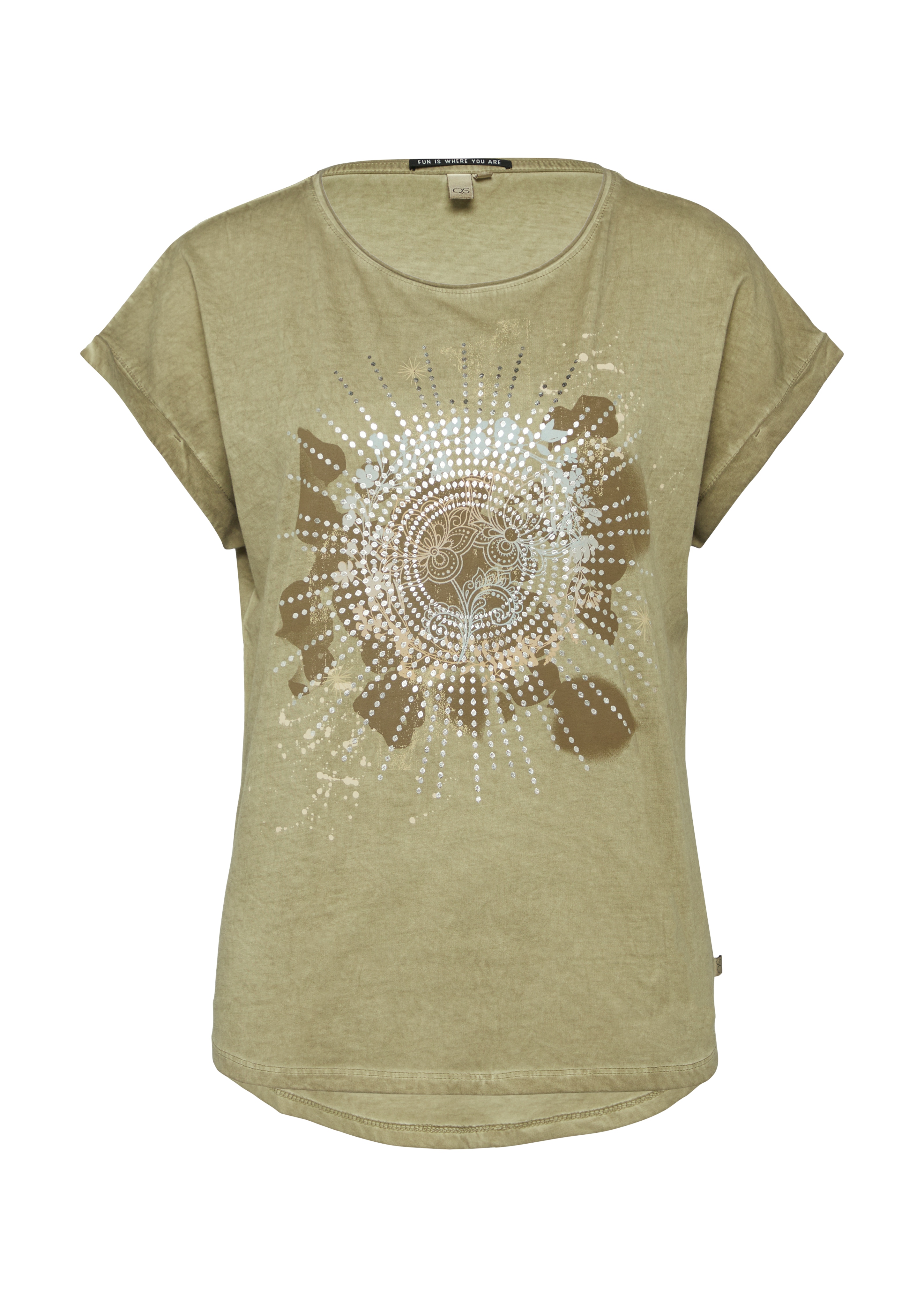 QS  Shirt Olijf