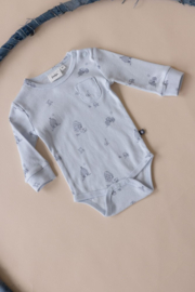 Feetje Romper AOP rib - Farm Life