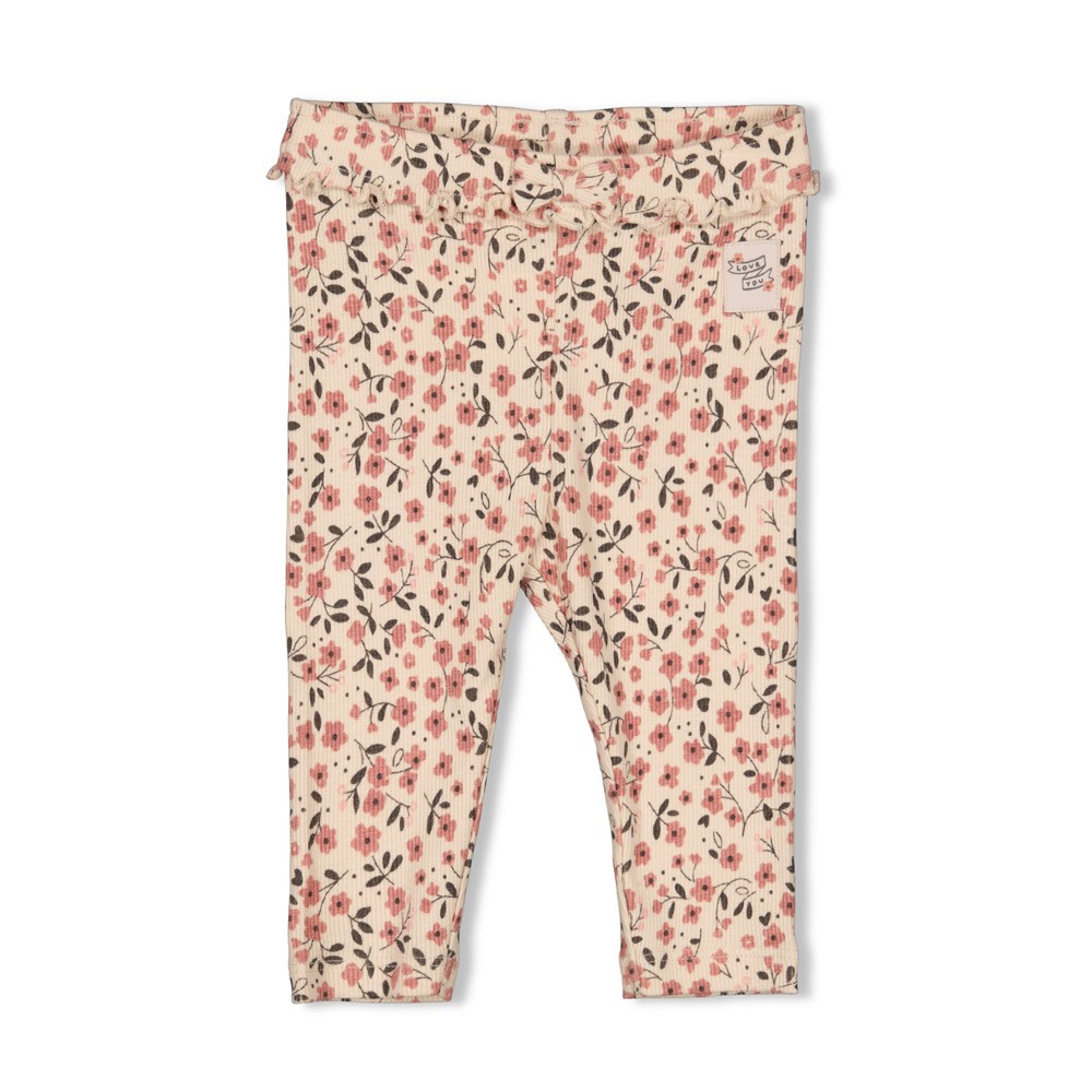 Feetje Legging rib AOP - Woodland Bloom
