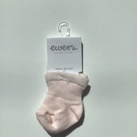 Ewers Socken Uni baby rose