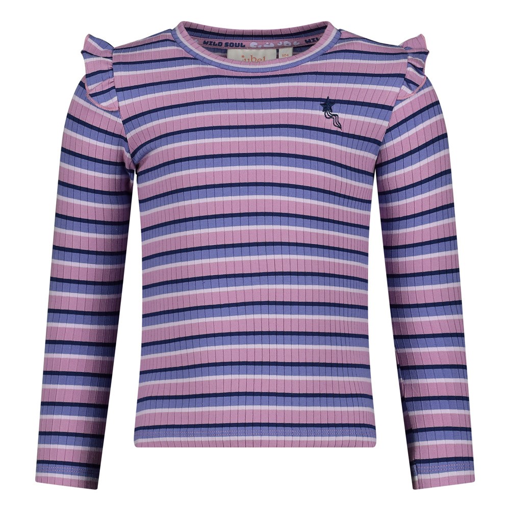 Jubel Longsleeve rib met streep - Wild Soul