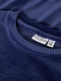 Name it NKFVELOA VELVET SWEAT Blauw D38