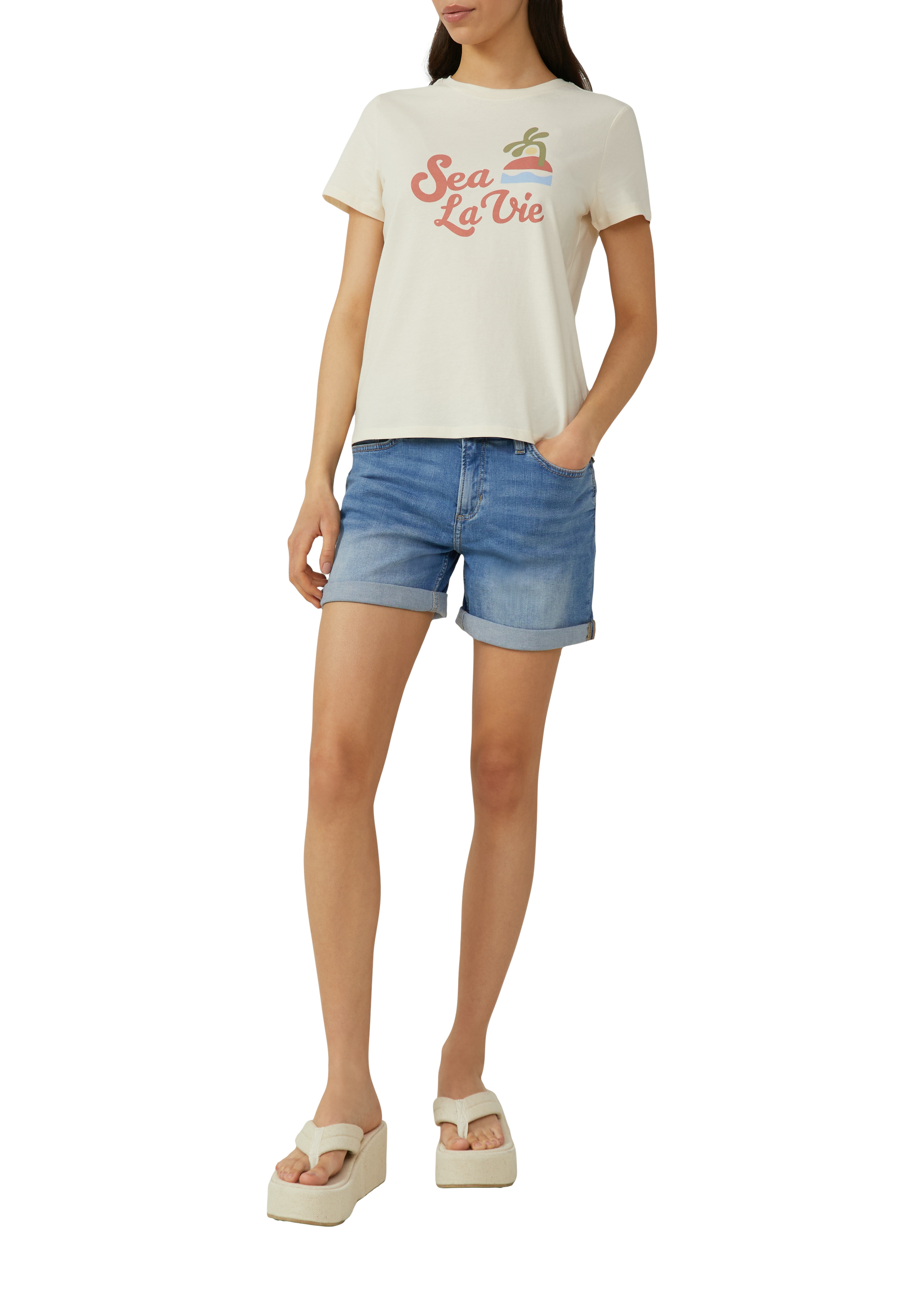 QS  Shirt 2167421 off white 