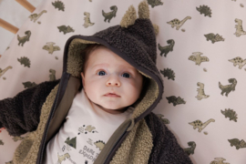 Feetje Bouclé jasje met capuchon - Rawrsome