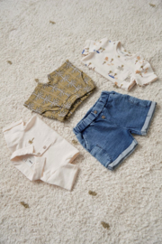 Feetje Short jogg denim - Safari Savage