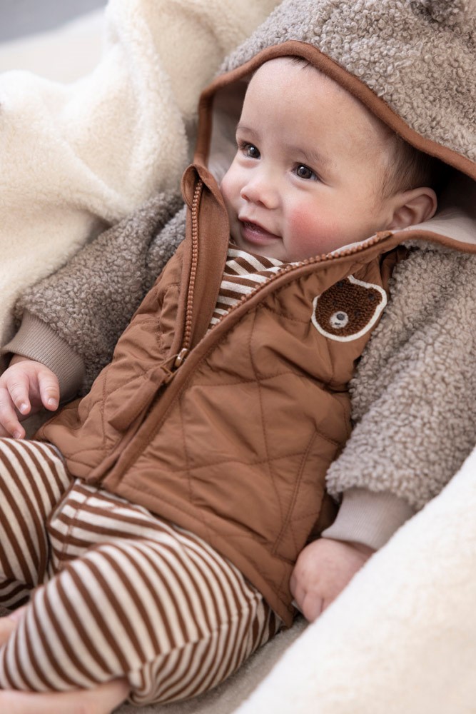 Feetje Bouclé jasje met capuchon - Wild World