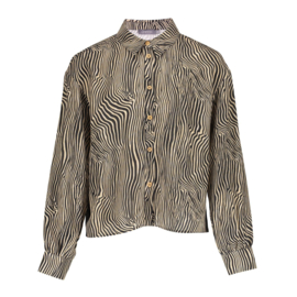 Geisha Blouse zebra