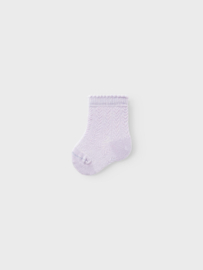 Name it NBFDITTE SOCK orchid petal