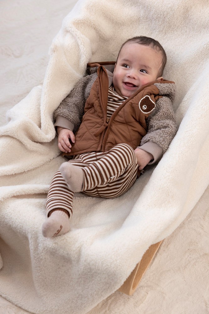 Feetje Bouclé jasje met capuchon - Wild World