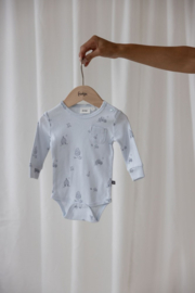 Feetje Romper AOP rib - Farm Life
