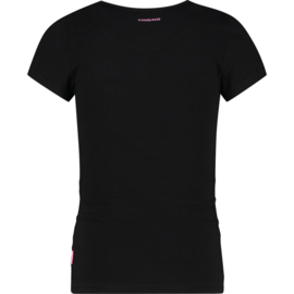 Vingino girls SHORT SLEEVE CREW NECK zwart