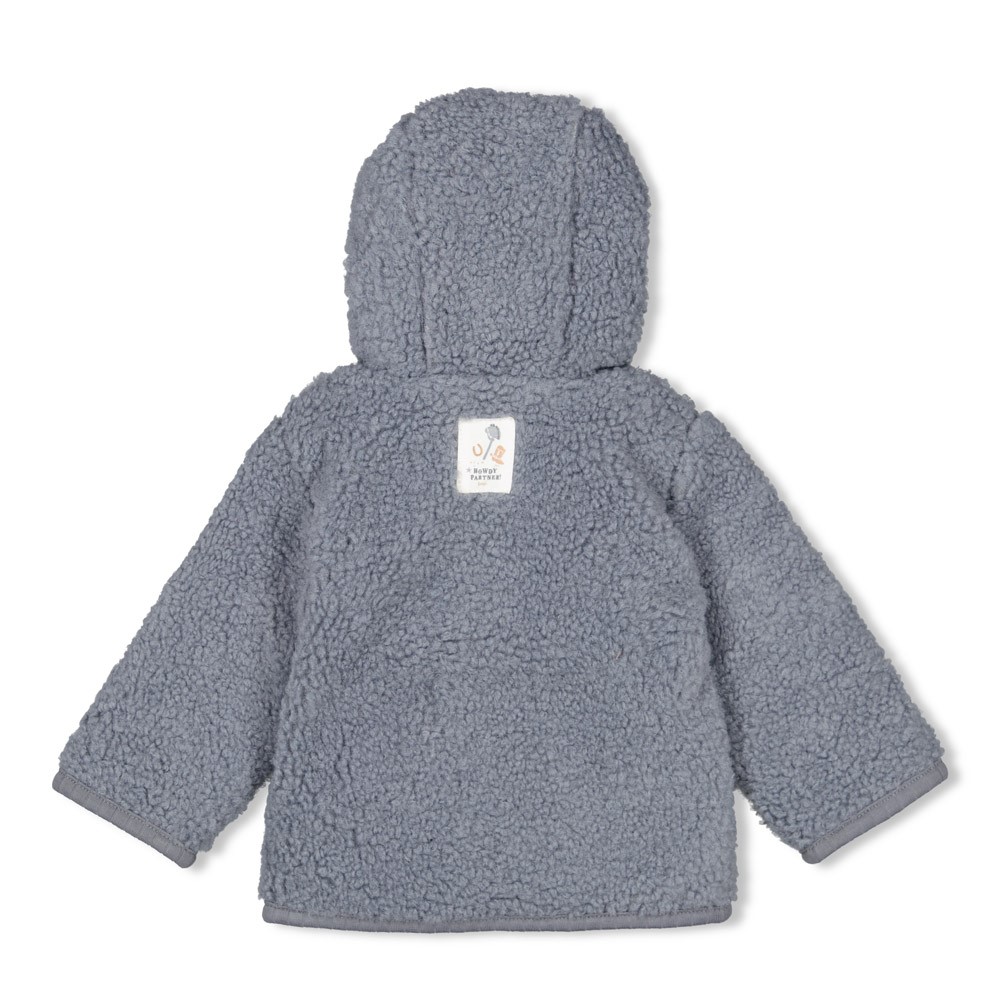 Feetje Bouclé omkeerbaar jasje met capuchon - Howdy
