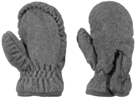 Barts FLEECE MITTS heather grey