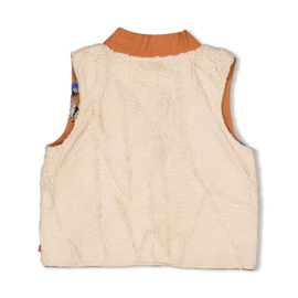 Jubel Omkeerbaar Gilet Teddy / AOP - Amour Toujours