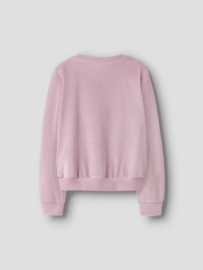 Name it NKFVELOA VELVET SWEAT Roze D38