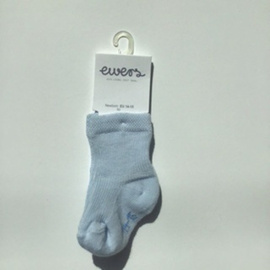 Ewers Socken Uni baby blue