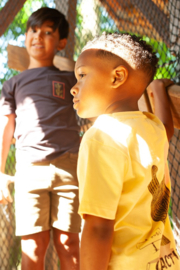 Sturdy T-shirt met backprint - Desert Fiesta