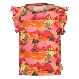 Jubel T-shirt AOP - Salsa Sunset