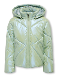 ONLY KOGJODIE METALLIC HOOD PUFFER