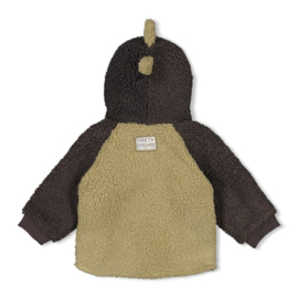 Feetje Bouclé jasje met capuchon - Rawrsome