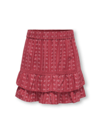 ONLY KOGBOLETTA SKORT Rood