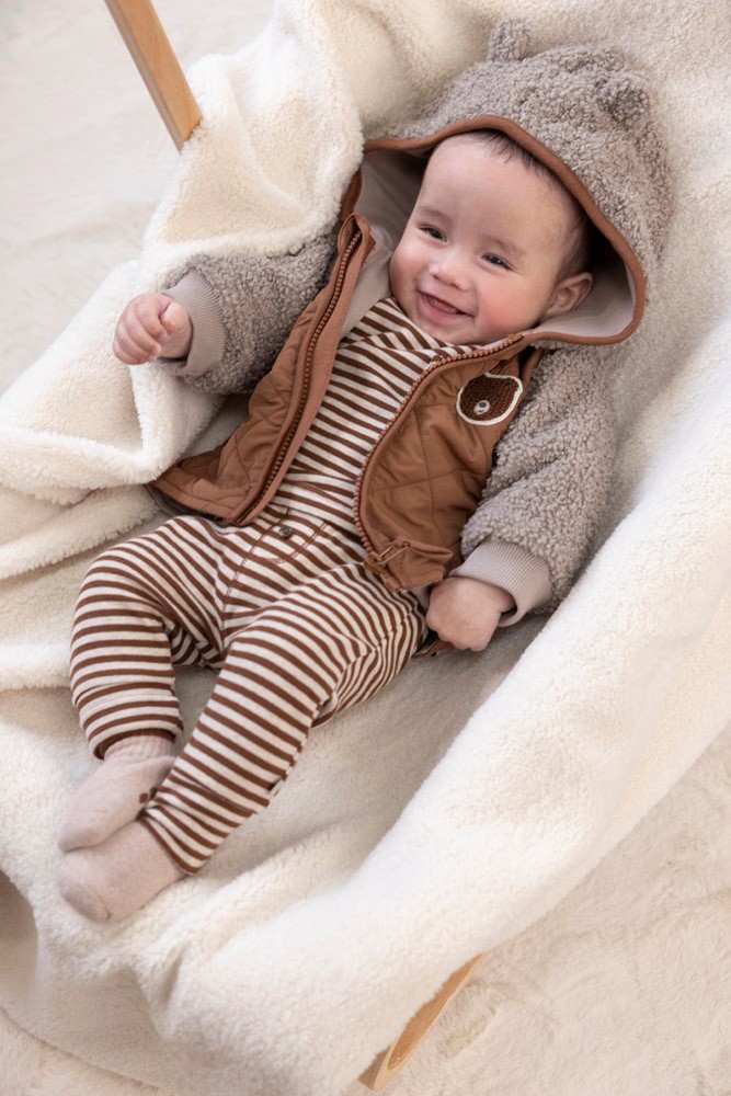 Feetje Bouclé jasje met capuchon - Wild World