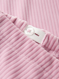 Name it NKFVELOA VELVET PANT Roze D38